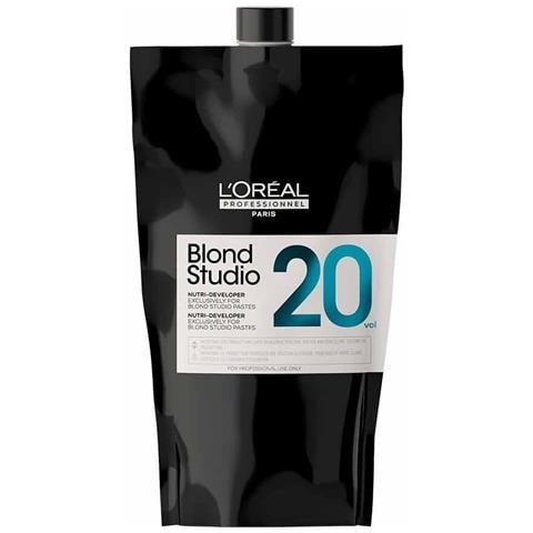 Professionnel, Blond Studio Nutri-developer, Schiarire, Crema Ossidante Per Capelli, 20 Vol, 1000 Ml - Foto 2