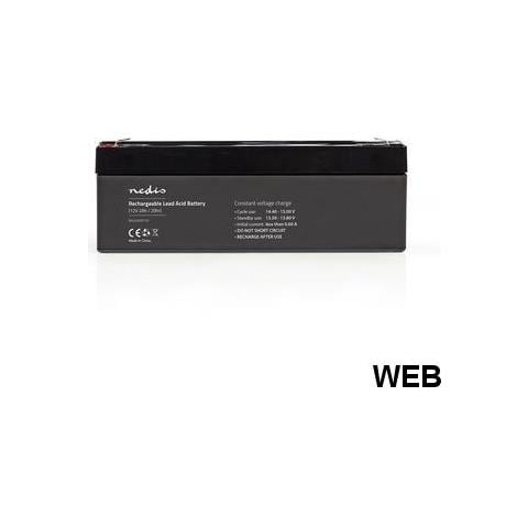 Nedis Batteria Al Piombo Ricaricabile 12v/2000mah 178*34*66mm Bala200012v - Foto 1