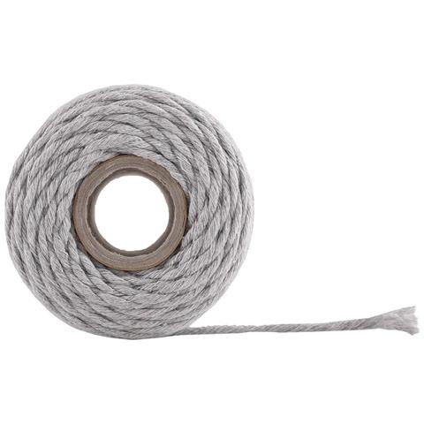 100m Macrame Corda Verde Chiaro | Filo Cotone Uncinetto | 2-3 Mm (+-0.5mm) | 15 Strati | Grande Spago Da Cucina Rotolo Spessi Naturali Forte | Decorazione Casa Artigianato Artistico Foto - Foto 5