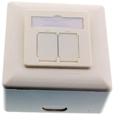 2 Prese RJ45 Per Montaggio A Pannello - Femmina 8P8C, Per Cablaggio LAN Cat5e - Foto 2