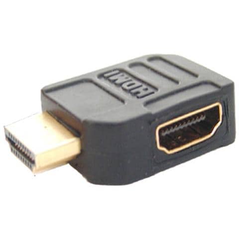 HDMI male / HDMI female, HDMI, HDMI, Maschio / femmina, Nero, Oro - Foto 1