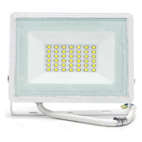 Faro Led Ultrasottile Bianco 30w 2700 Lumen 6400k Luce Fredda - Ip65 In Alluminio - Misura L157*w124*h26.5mm - Foto 1