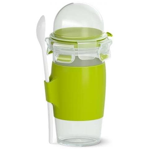 Clip & Go Tazza Rotondo 0,45 L Verde, Trasparente 1 Pezzo (i) - Foto 1