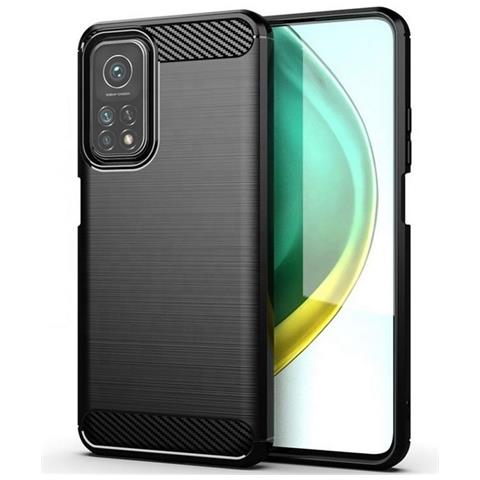 Custodia B-case Tpu Silicone Cover Case Per Xiaomi Redmi 10c Carbon Metal Black - Foto 1