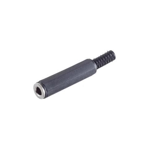 Basic-s 63 Mm Connettore Jack Plastica Stereo Da Saldare Da Soli In Sacchetto Di Plastica Con Perforazione E - Foto 1
