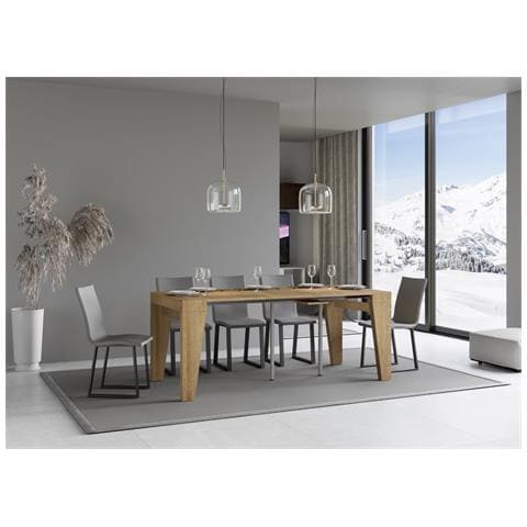 Consolle Allungabile 90x40/300 Cm Naxy - Quercia Natura - Foto 2