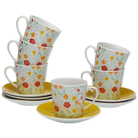Set Di Tazze Da Caffè Flandes 6 Unità Porcellana - Foto 1