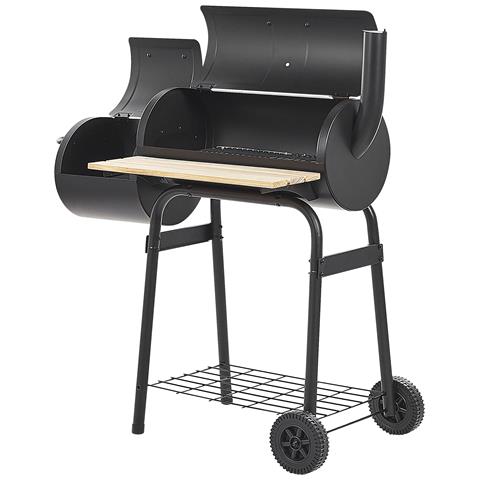 SATAH Grill Carrello Carbone (combustibile) Nero - Foto 2