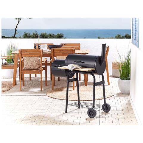 SATAH Grill Carrello Carbone (combustibile) Nero - Foto 1