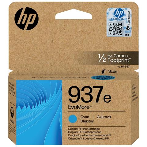 937e Evomore Cyan Original Ink Cartridge (4s6w6ne#se1) - Foto 1