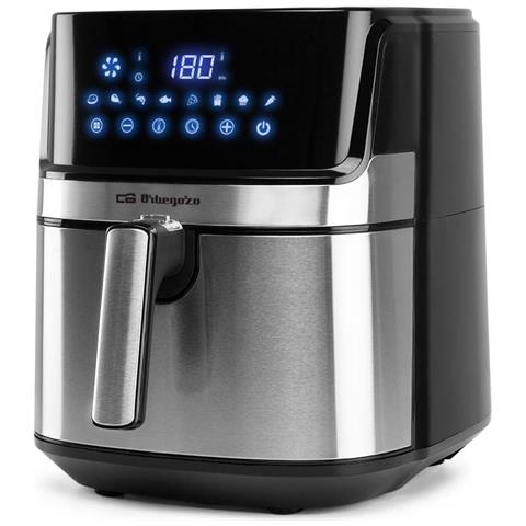 Friggitrice ad Aria FDR 67 Capacità 5.5 L 1700 W Colore Nero / Acciaio Inossidabile - Foto 7