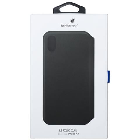 Custodia Per Iphone Xr Premium In Pelle Con Portacarte, Nero - Foto 4