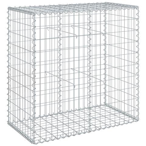 Cesto Gabbione Con Copertura 100x50x100 Cm In Ferro Zincato - Foto 2