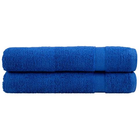Asciugamani Premium SOLUND 2 pz Blu 100x200cm 600gsm - Foto 1