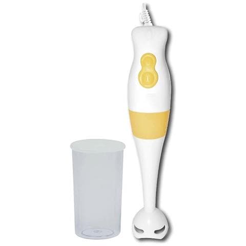 Frullatore ad Immersione HO.MIS105 HOWELL Capacità 0.6 Litri Potenza 250 Watt Colore Bianco / Giallo - Foto 1