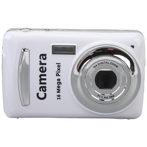 Fotocamera Digitale Compatta Con Zoom 16x, Sensore Da 16 Mp White - Foto 1