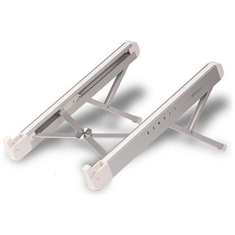 20916 supporto per laptop Supporto per computer portatile Argento, Bianco 39,6 cm (15.6") - Foto 1