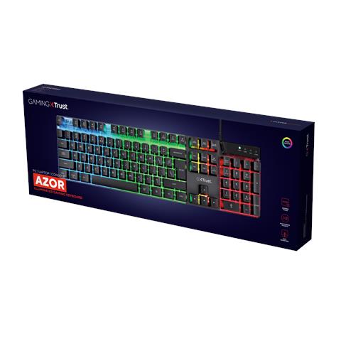 GXT 835 Azor tastiera Gaming USB QWERTY Ceco, Slovacco Nero - Foto 9