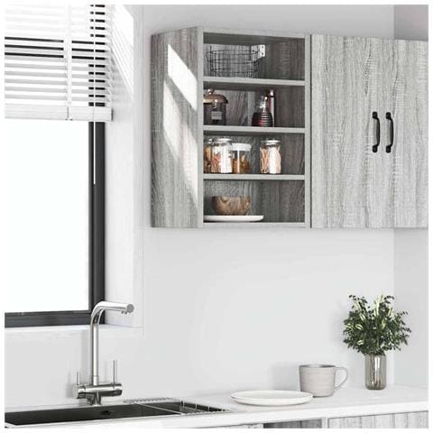 Mobile Pensile “Riga” Grigio Sonoma 40x29,5x60 cm - Foto 10