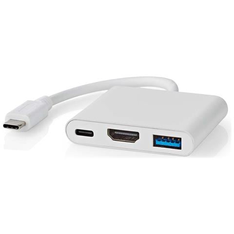 CCGB64770WT01 replicatore di porte e docking station per laptop Cablato USB tipo-C Bianco - Foto 1