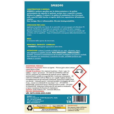 Speed90 1lt - Smacchiatore Disincrostante Nautico Per Ruggine - Foto 2
