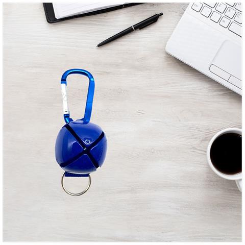 Campanello Di Avvertimento Anti-smarrimento Per Esterni Con Clip A Moschettone - 38mm - Foto 2