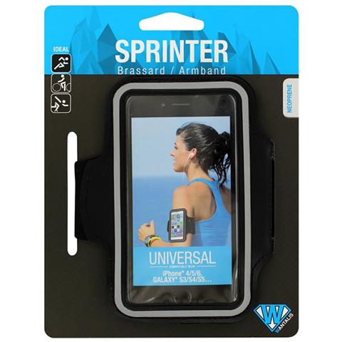 Bracciale Sportivo Per Smartphone Fino A 5,8” Modello Sprinter, Nero - Foto 2