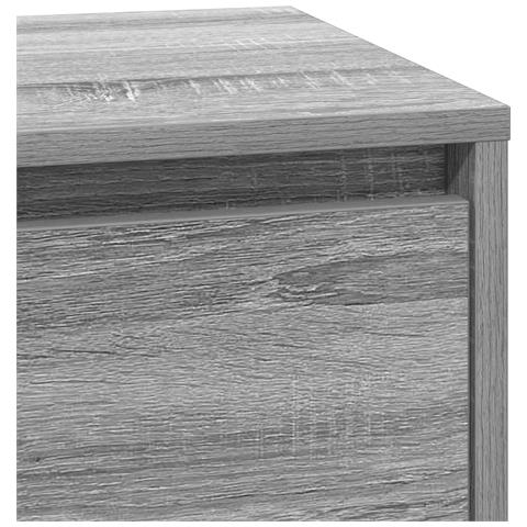 Mobile Notte con LED Grigio Sonoma 39x34.5x65 cm Legno ingegnerizzato - Foto 9