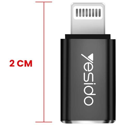 Adattatore Usb-c A Lightning Per Iphone Ipad Trasferimento E Ricarica Rapida, Nero / Argento - Foto 2