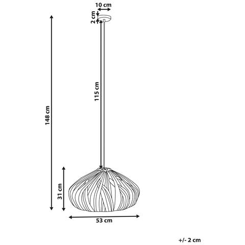 Lampadario Pasos Giacinto D \'acqua Naturale - Foto 7