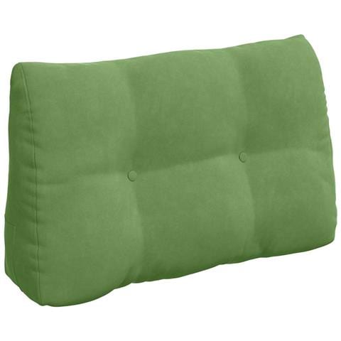 Cuscino per Schiena Verde chiaro 80 x 24 x 50 cm Velluto - Foto 1