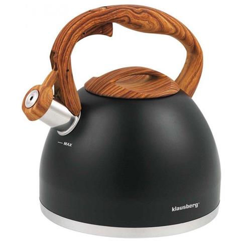 KB-7450 Bollitore in acciaio inox con fischio da 3 litri per tutti i fornelli - Foto 1