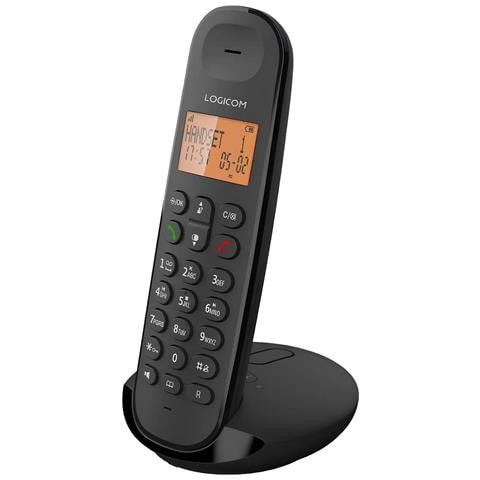 Telefono Cordless Vivavoce Iloa 100 Con Display Portata 300 M, Nero - Foto 1