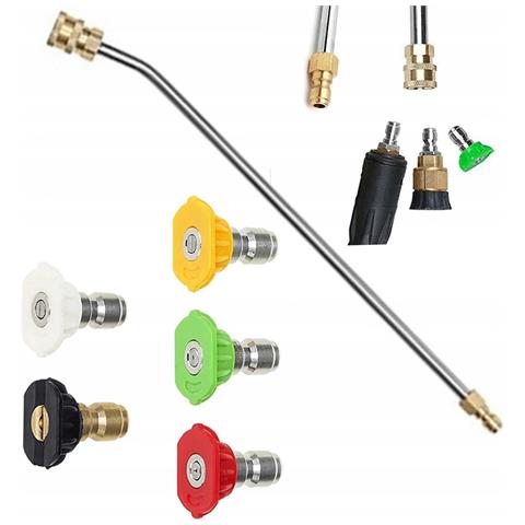 Set Di Ugelli Per Idropulitrice Con Lancia E Schiumogeno - 5 Ugelli (0°, 15°, 25°, 40°, 60°) | Pressione Max 250 Bar | Compatibile Con, Lavor - Foto 1