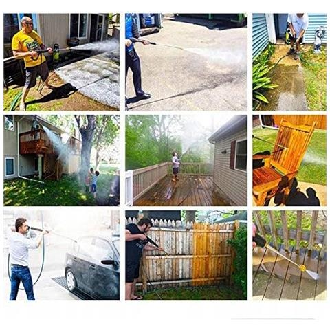 Set Di Ugelli Per Idropulitrice Con Lancia E Schiumogeno - 5 Ugelli (0°, 15°, 25°, 40°, 60°) | Pressione Max 250 Bar | Compatibile Con, Lavor - Foto 8