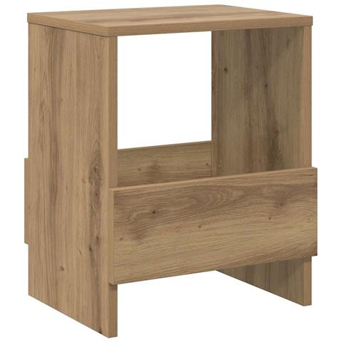 Scaffale per riviste Rovere artigianale 35 x 30 x 45 cm - Foto 1