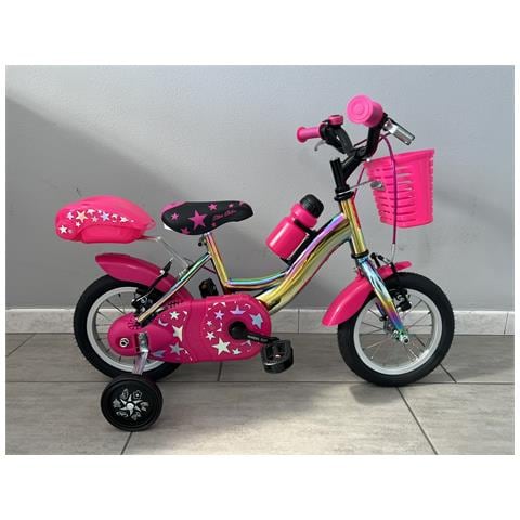 Bici Bimba Da Passeggio Misura 12 Telaio Cromatizzato Multicolore Bambina Modello Starcolor 1v Bicicletta Nuovo Modello - Multicolore - Foto 1