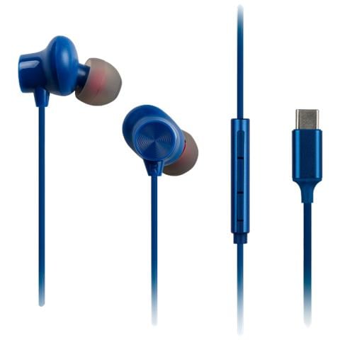 RP-TCM225DEA cuffia e auricolare Cablato In-ear Musica e Chiamate USB tipo-C Blu - Foto 1