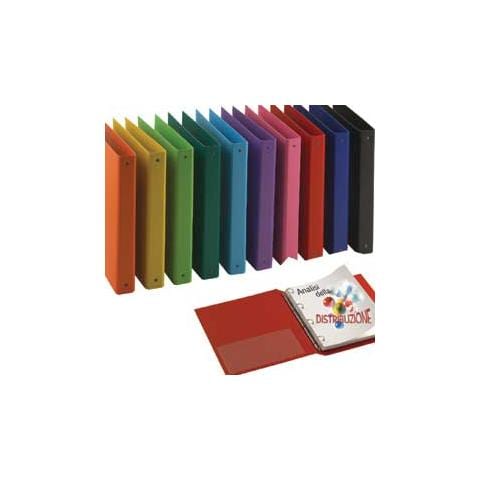 Ring Binder NETTUNO 36803045 - 30 mm Binder Capacity - A4 - 210 mm Larghezza x 297 mm Lunghezza Dimensione Foglio - 4 Chiusura - Verde - 30 / Pacco - Foto 1