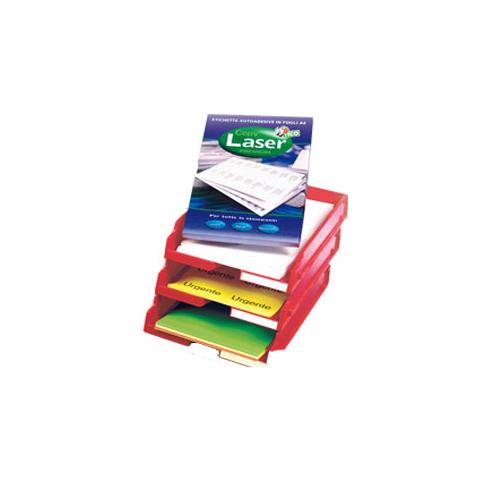 etichette adesive lp4c giallo opaco 70fg a4 70x36mm (24et / fg) tico - Foto 1