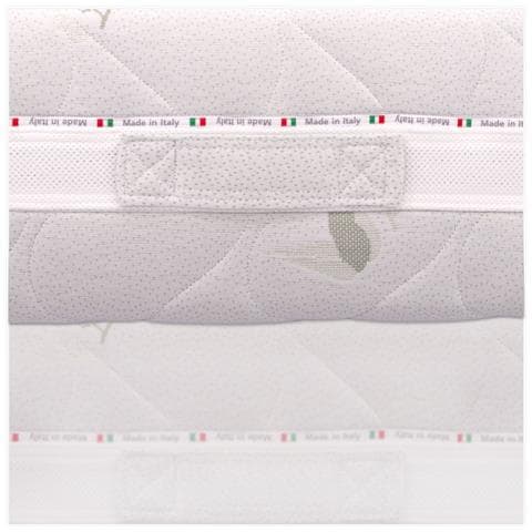 Materasso Memory Singolo 85x190, alto 21 cm - Sfoderabile, Rivestimento in Aloe Vera, Traspirante | Deluxe - Foto 2