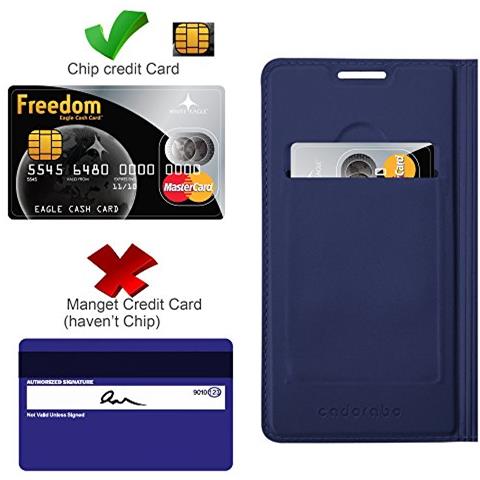 Custodia Compatibile Con Samsung Galaxy J5 2017 In Classy Blu Scuro - Coperchio Protettiva Con Chiusura Magnetica, Funzione Stand E Tasca Per Le Carte - Foto 2