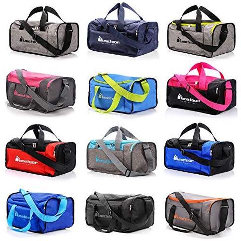 Borsa Sportiva Borsa Da Ginnastica Uomini Holdall Donne Duffel Spalla Bagagli Bag Fitness Piscina Borsa Da Viaggio Vacanza Di Sport Della Cinghia Del Bagaglio A Mano Durante La Notte Weekender Bag Kit Di Campeggio Piccolo 20l Grande 40l (20 L Nero 2)  - Foto 1