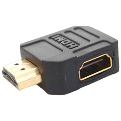 HDMI male / HDMI female, HDMI, HDMI, Maschio / femmina, Nero, Oro - Foto 1