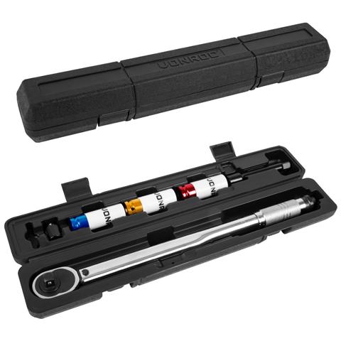 Chiave Dinamometrica ½"" - 470mm - 28-210nm. Incl. 3 Bussuole, Prolunga E Riduttore - Foto 5