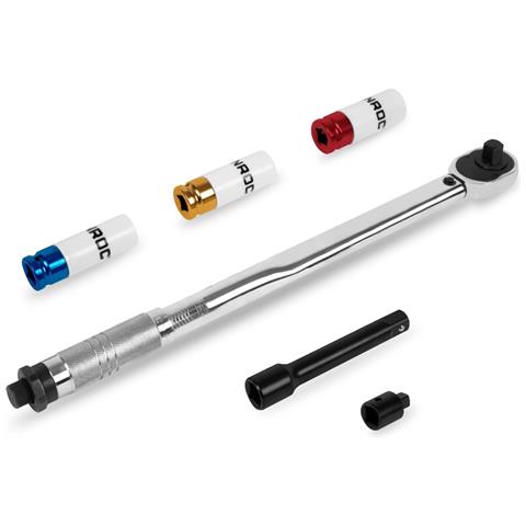 Chiave Dinamometrica ½"" - 470mm - 28-210nm. Incl. 3 Bussuole, Prolunga E Riduttore - Foto 1