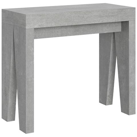 Consolle Allungabile 90x40/300 Cm Naxy - Cemento - Foto 6