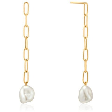 Orecchini Donna Ania Haie E019-05g Argento Puro 4 Cm - Foto 1