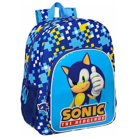 Zaino Scuola Speed 33 X 42 X 14 Cm Azzurro 14 L - Foto 1