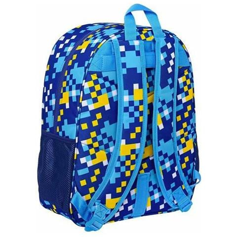Zaino Scuola Speed 33 X 42 X 14 Cm Azzurro 14 L - Foto 3
